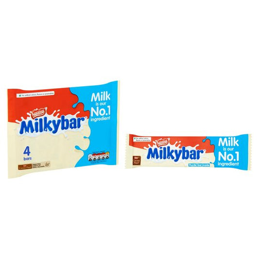 Milkybar White Chocolate 4 Pack 100G