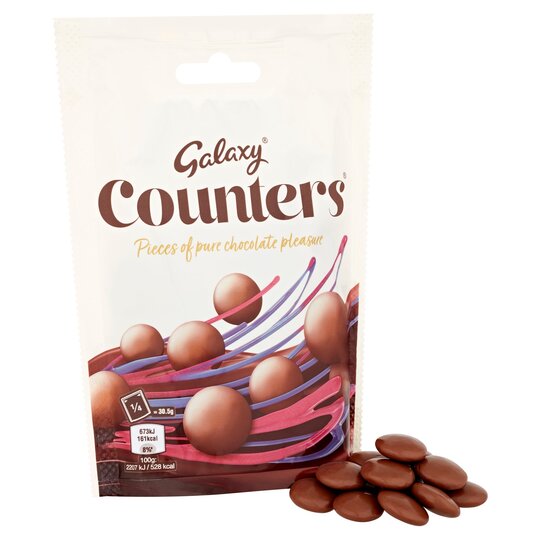 Galaxy Counters Chocolate Pouch 122G