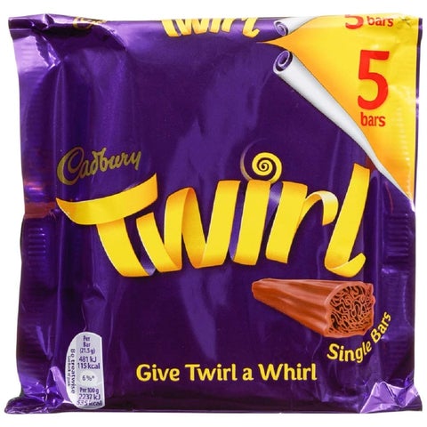 Cadbury Twirl Chocolate, 107.5g