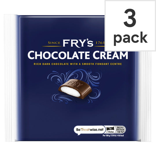 Fry's Chocolate Cream 3 Pack 147G