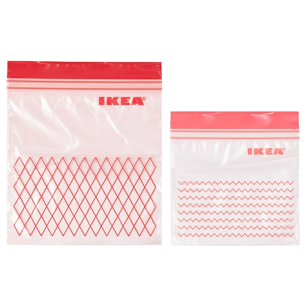 ISTAD Resealable bag, red - 60pcs