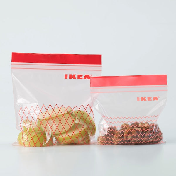 ISTAD Resealable bag, red - 60pcs