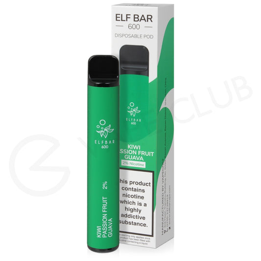 KIWI PASSIONFRUIT GUAVA ELF BAR DISPOSABLE VAPE