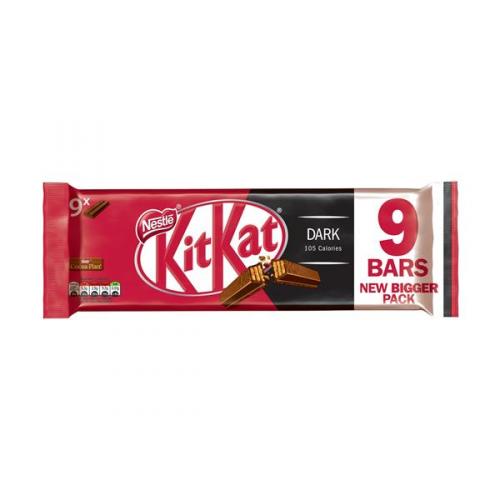 Kit Kat 2 Finger Dark Chocolate Biscuit Bar 9x20.7g