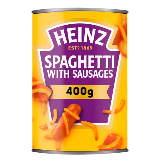 Heinz Spaghetti & Sausages 400G Can