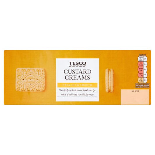 Tesco Custard Cream Biscuits 400G