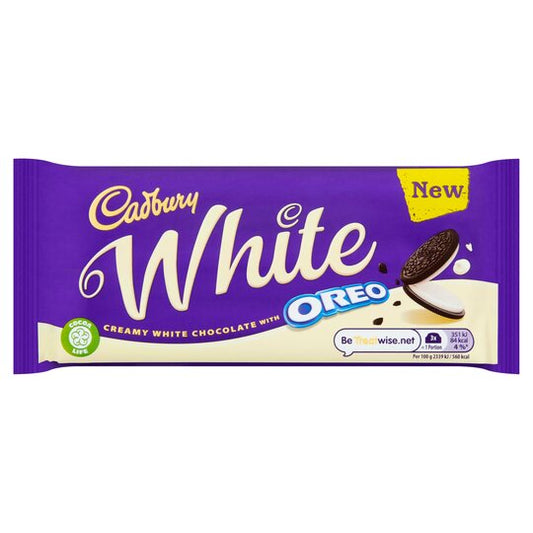 Cadbury Oreo White Chocolate Tablet 120G