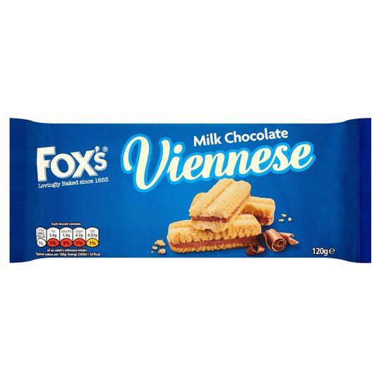 Foxs Chocolate Chocolate Viennese 120G