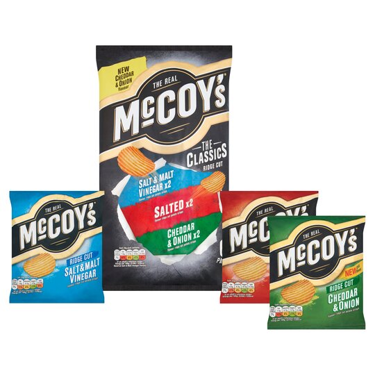 Mccoy's Classic Variety Crisps 6X25g