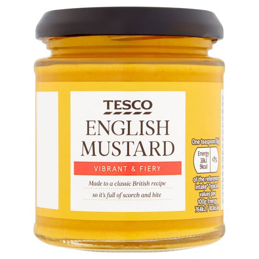 Tesco English Mustard 190G