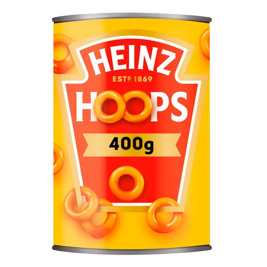 Heinz Spaghetti Hoops In Tomato Sauce 400G