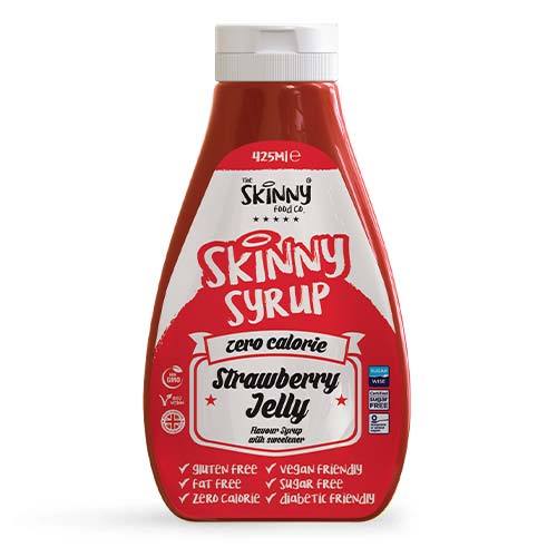 Strawberry Jelly Zero #NotGuilty Calorie Sugar Free Skinny Syrup - The Skinny Food Co - 425ml