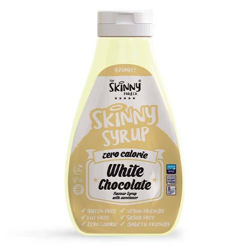 White Chocolate Zero Calorie #NotGuilty Calorie Sugar Free Skinny Syrup - The Skinny Food Co - 425ml